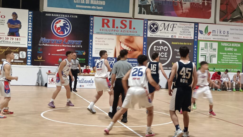 U17 G Marino Lions - Olimpia Roma 37 - 52