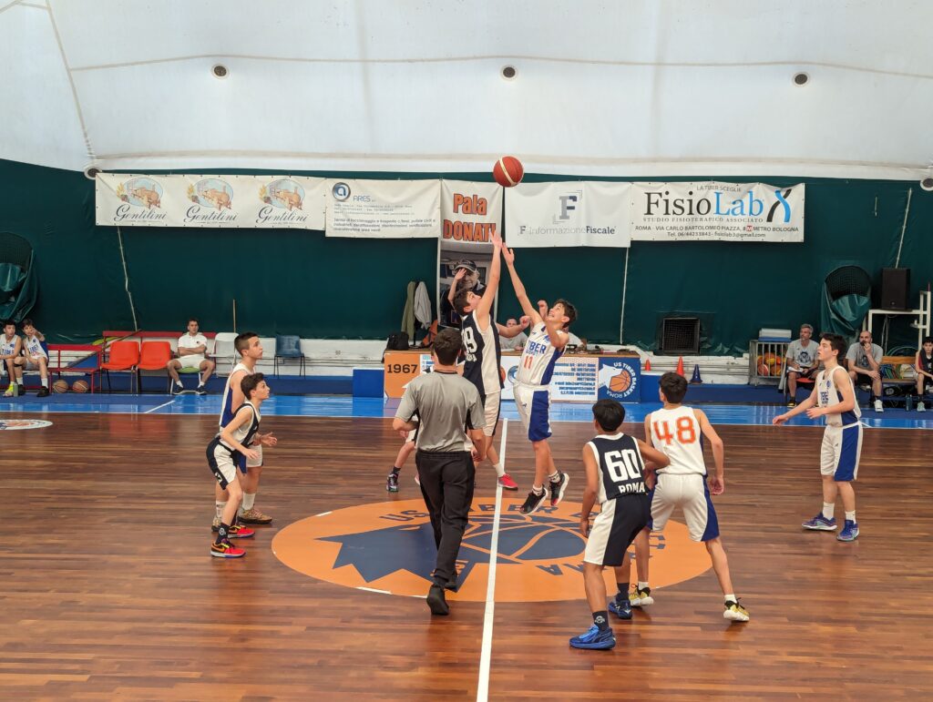 U13 E Tiber Bk - Olimpia Roma 76 - 53