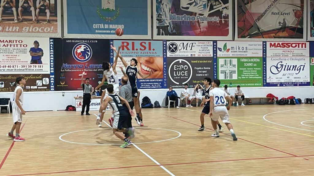 U17 G Marino Lions - Olimpia Roma 54-46