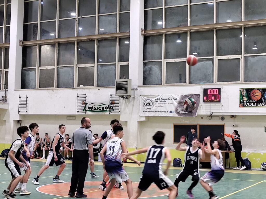U15 S Pallacanestro Tivoli - Olimpia Roma 39 - 87