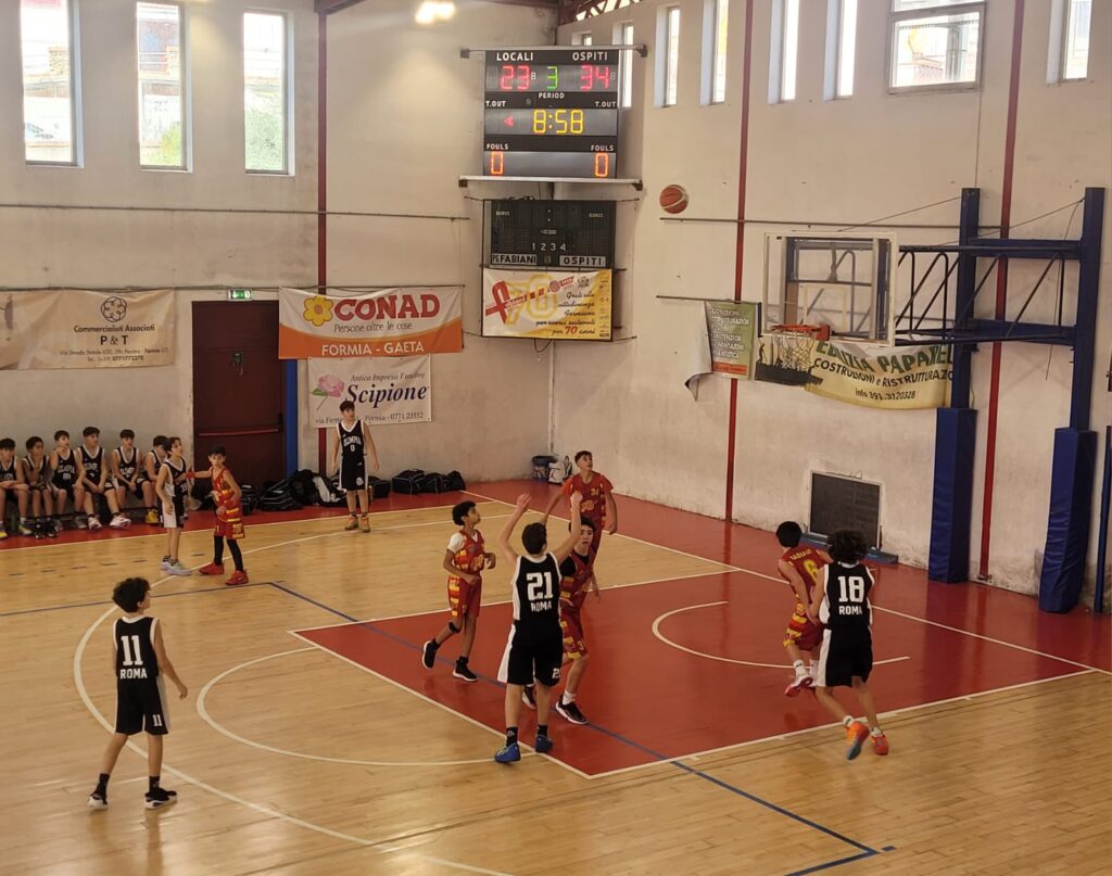 U13 G Formia Bk - Olimpia Roma 48 - 63