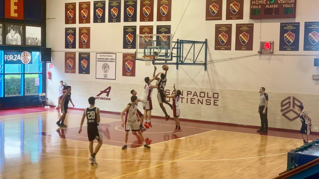 U15 E Spo Basket - Olimpia Roma 71 - 87