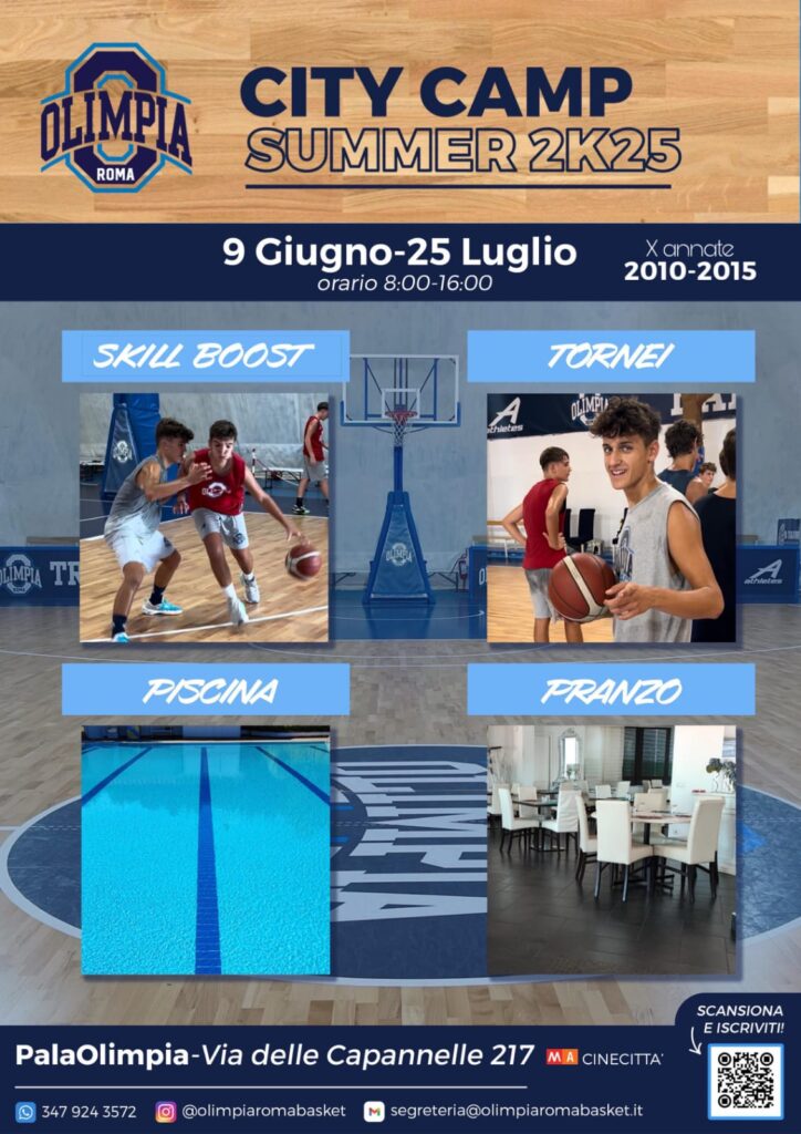 Torna il City Camp di Olimpia Roma Basket