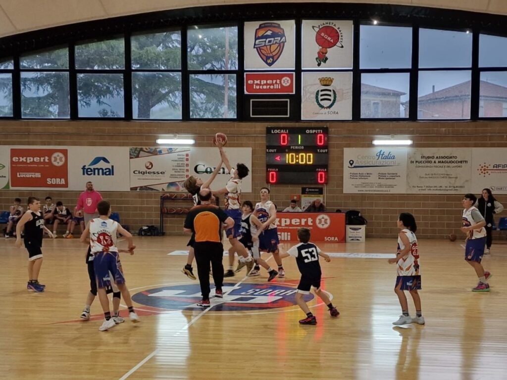 U13 U Pianeta Basket Sora - Olimpia Roma 54 - 32