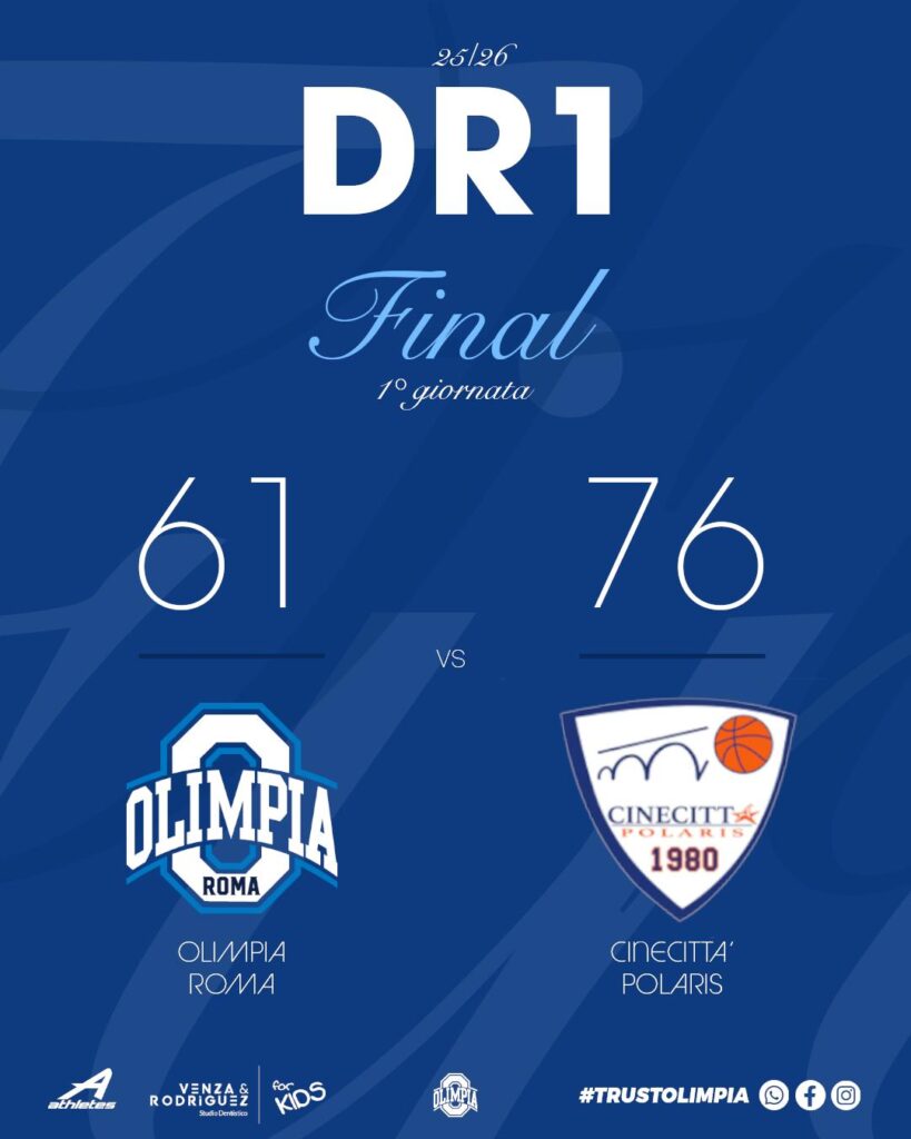DR1 Olimpia Roma - Bk Polaris 61 - 76