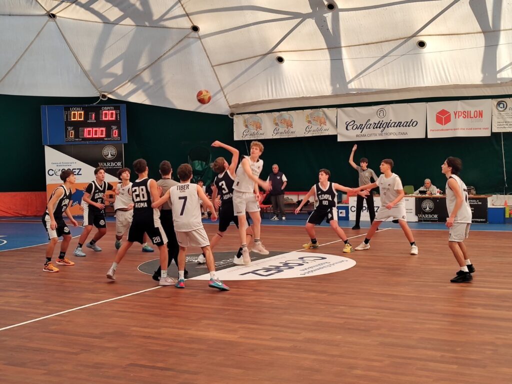 U17 G Tiber Bk - Olimpia Roma 45 - 87