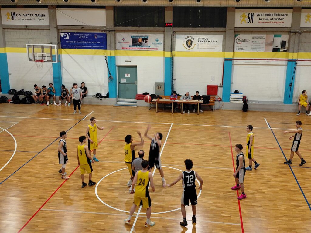 U17 S Virtus Santa Maria - Olimpia Roma 32 - 52